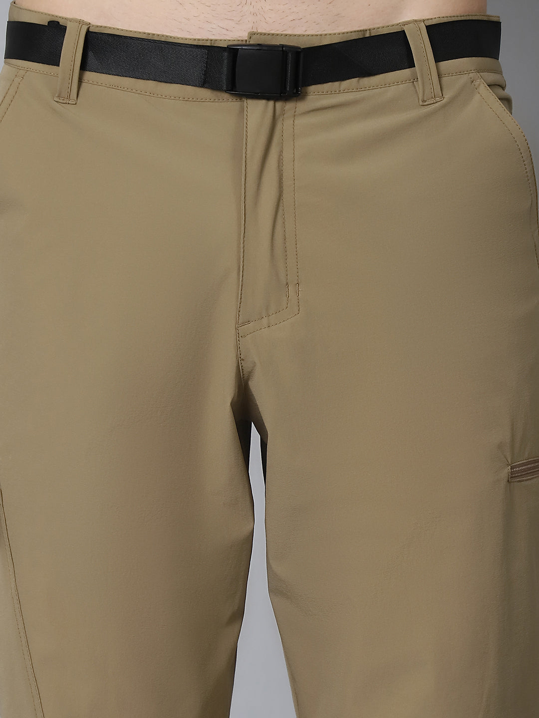 Men Comfort Easy Wash Cargo Trousers HM-2062 - Beige