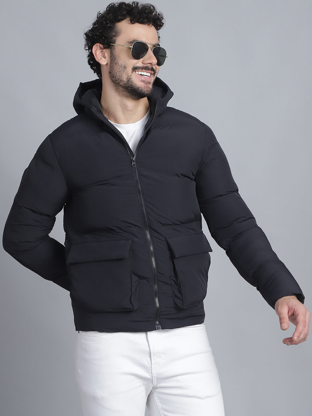 Men Jacket HM-456A - Black