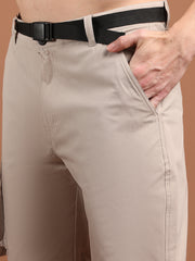Men Regular Fit Training or Gym Cargo Shorts HM-2203 - Stone