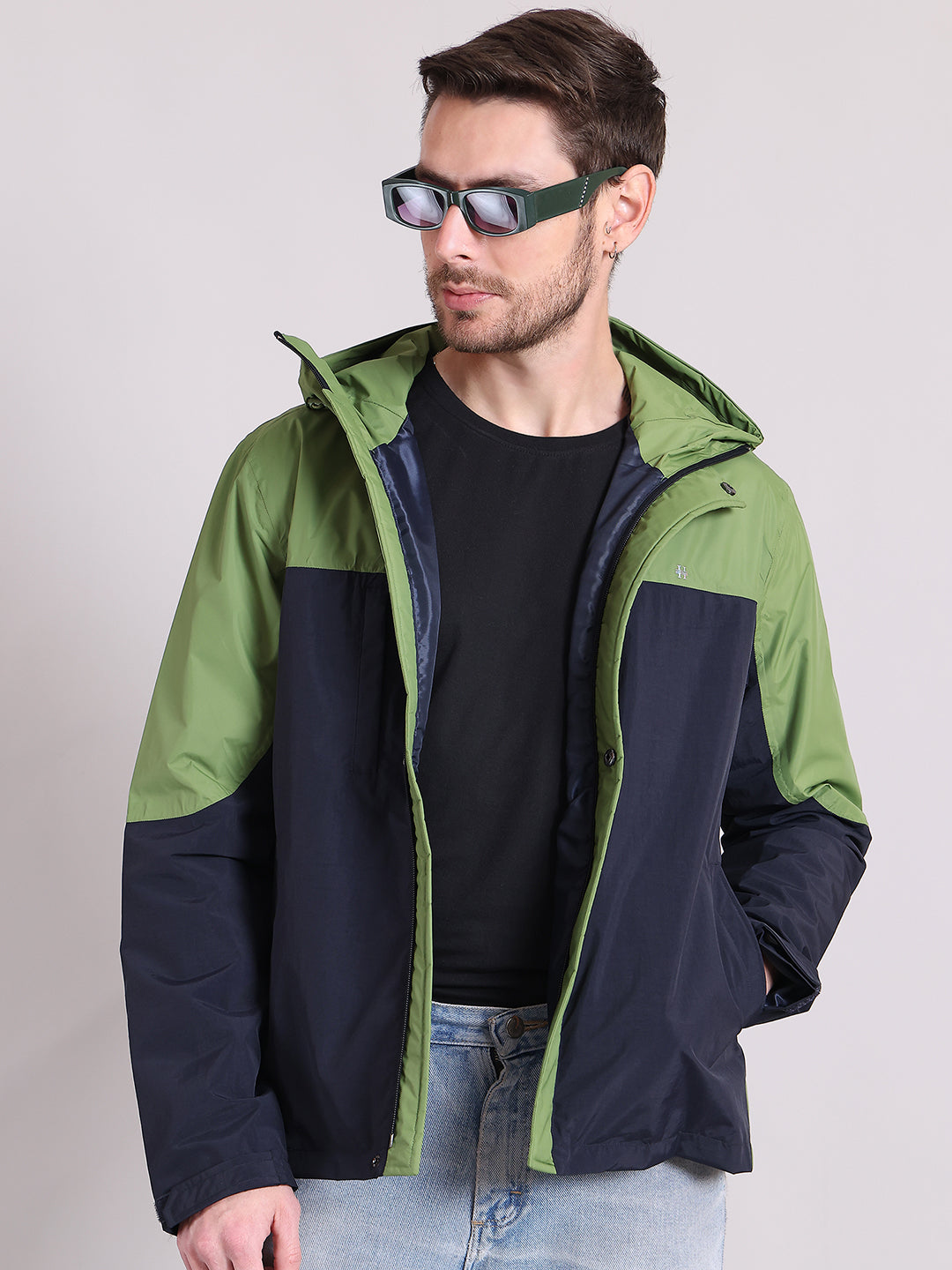 Men Rainwear HM-203 - Green / Navy