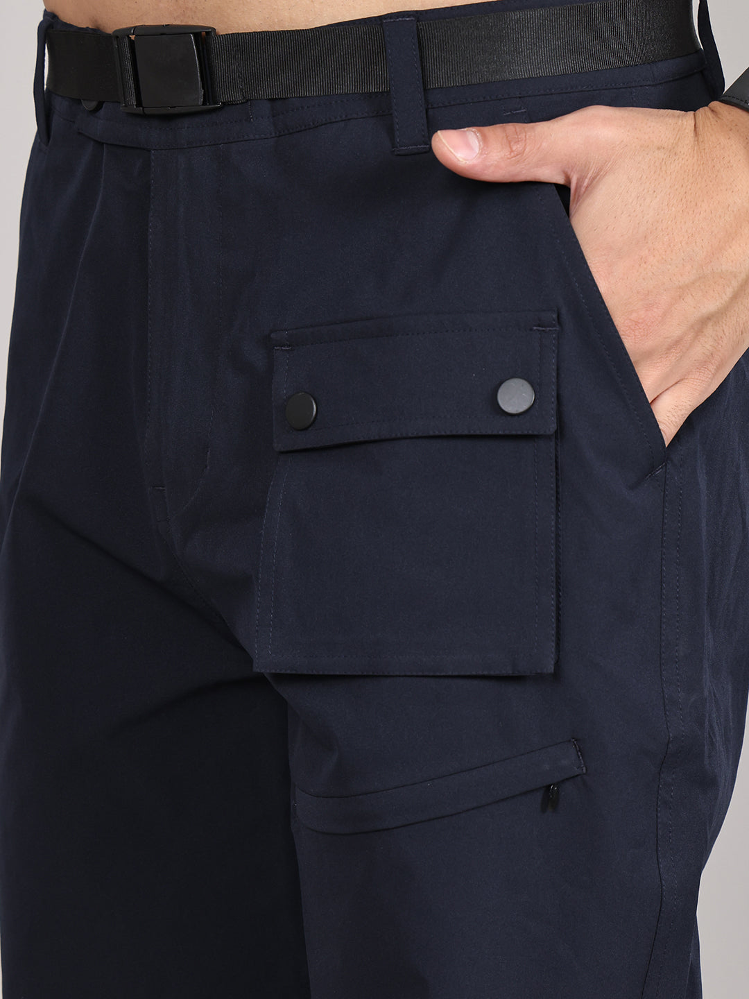 Men Training or Gym Cargo Shorts HM-2205 - Navy