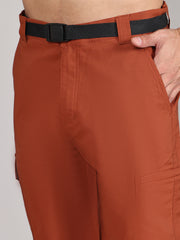 Men Regular Fit Dri-FIT Cargo Shorts HM-2200 - Rust