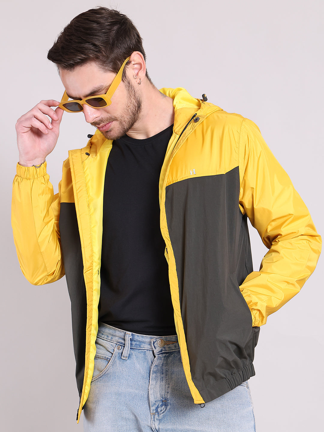 Men Rainwear HM-208 - Yellow / Olive