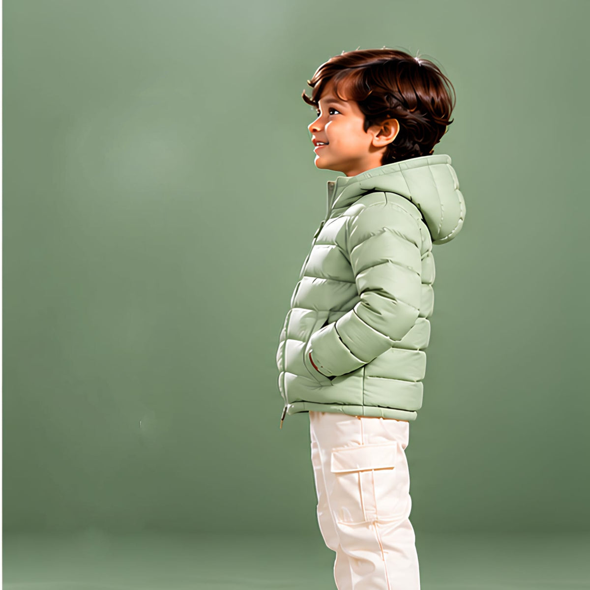 Girls Jacket SGKJK-1081 - Light Mint