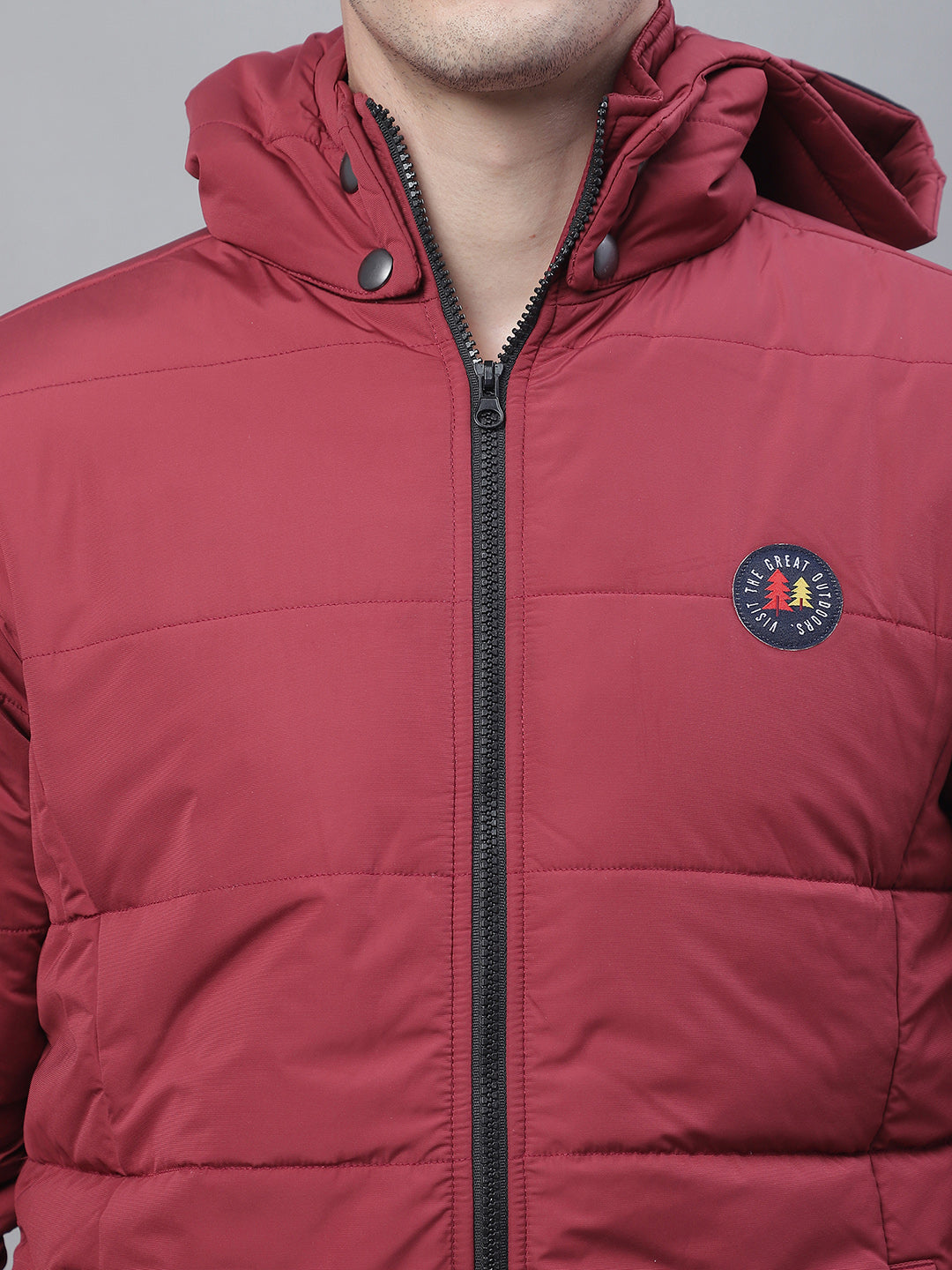 Men Jacket HM-322 - Maroon