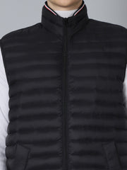 Men Sleeveless Jacket HM-461E - Black