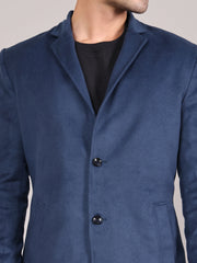 Men Notched Lapel Overcoat HMC-505 - Airforce