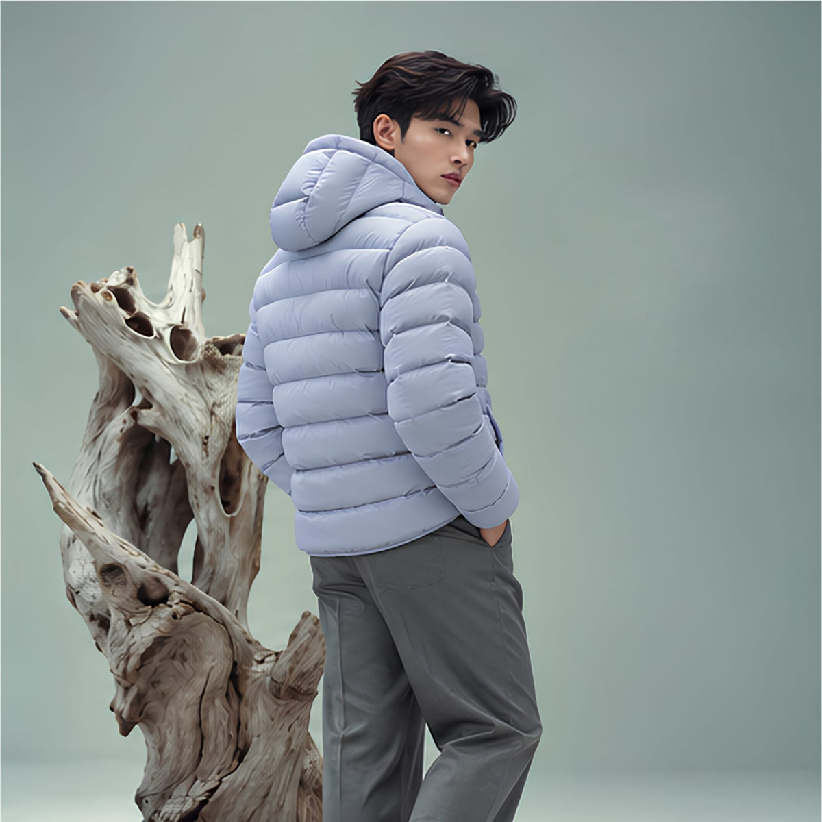 Men Jacket SGKJK-393 - Sky / Blue
