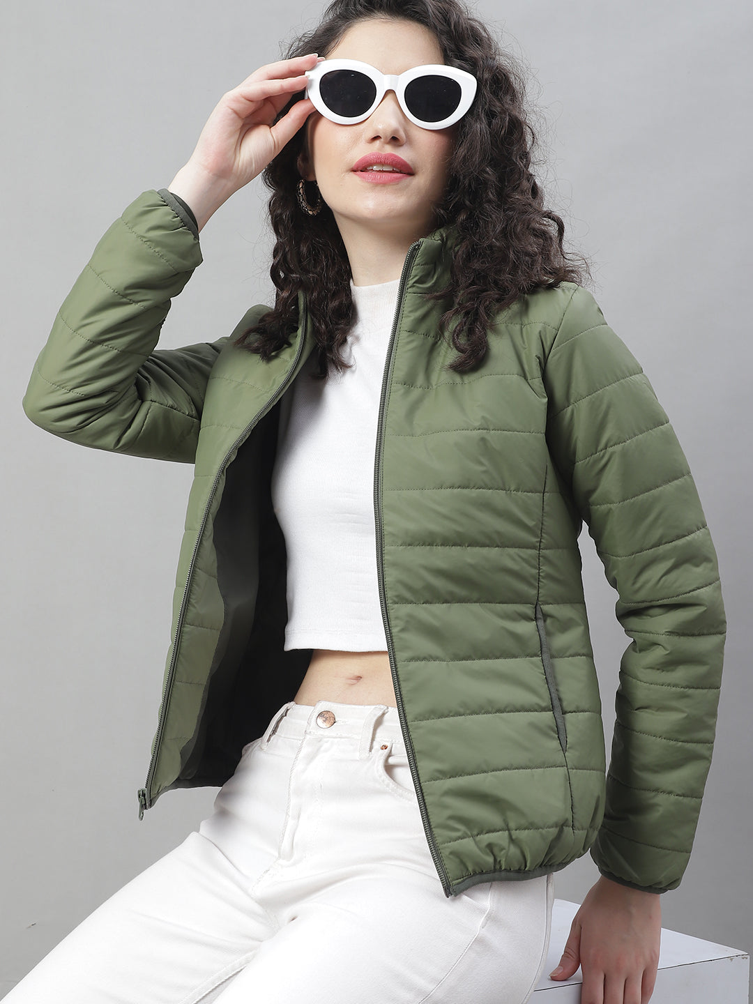 Women Jacket HM-372 - Olive