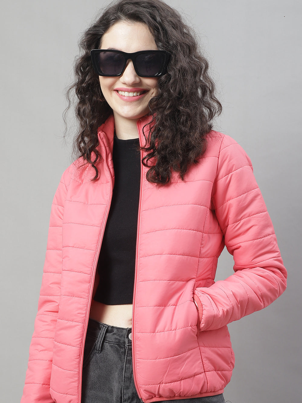 Women Jacket HM-372 - Dark Pink