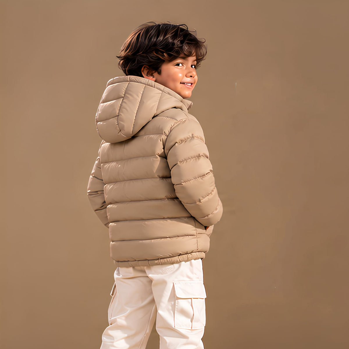Girls Jacket SGKJK-1081 - Camel