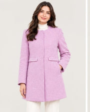 House of Vedas Women's Hip covering coat HM-510 Purple.