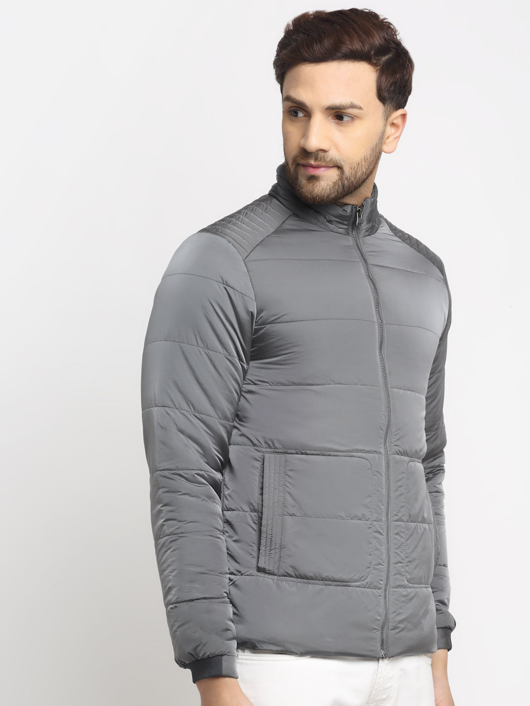 Men Jacket HM-305A - Grey