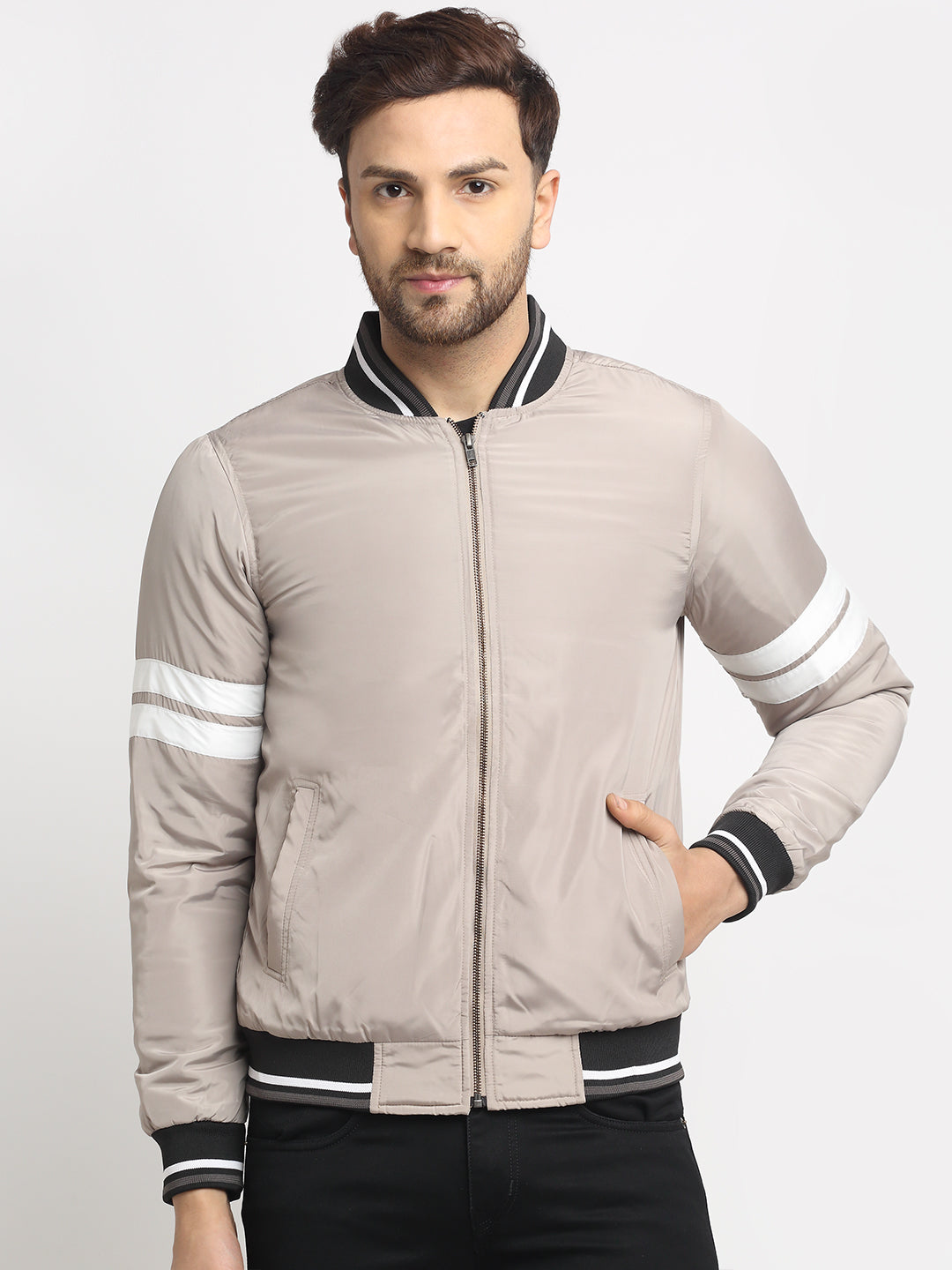 Men Jacket HM-309 - Grey