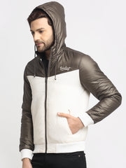 Men Jacket HM-324 - Dark Grey / Cream
