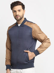 Men Jacket HM-325A - Tan / Navy