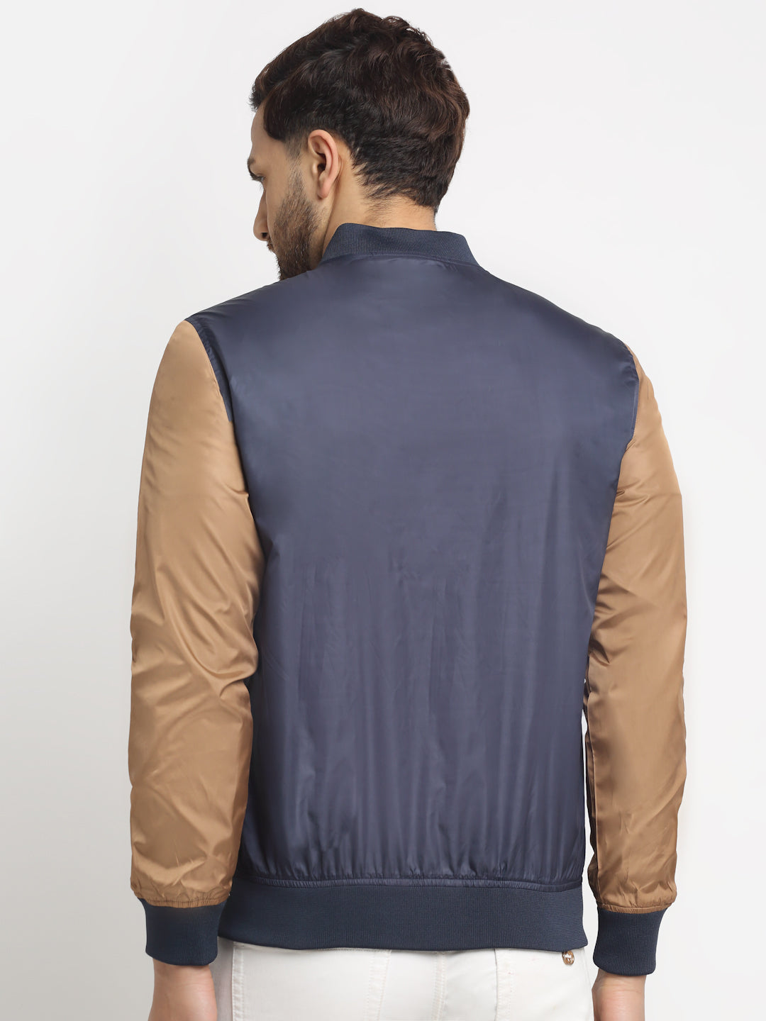 Men Jacket HM-325A - Tan / Navy