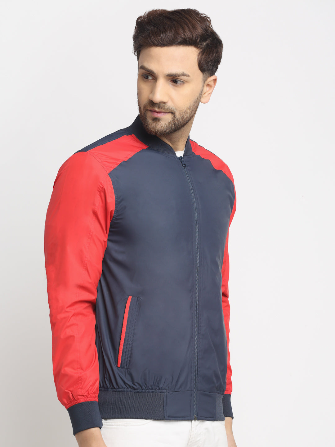 Men Jacket SGJK-325 - Red / Navy