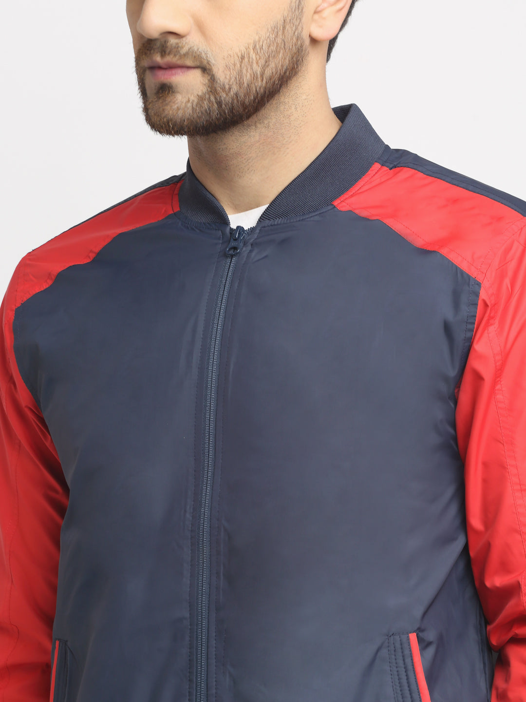 Men Jacket SGJK-325 - Red / Navy