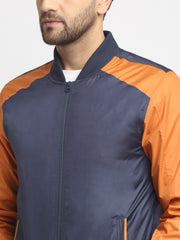 Men Jacket HM-325C - Orange / Navy