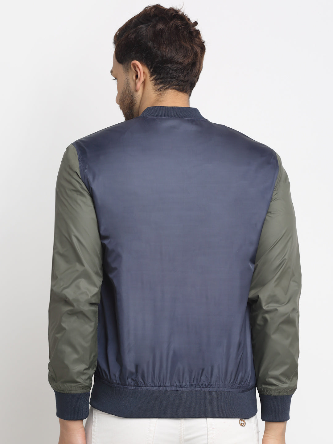 Men Jacket HM-325D - Navy / Olive