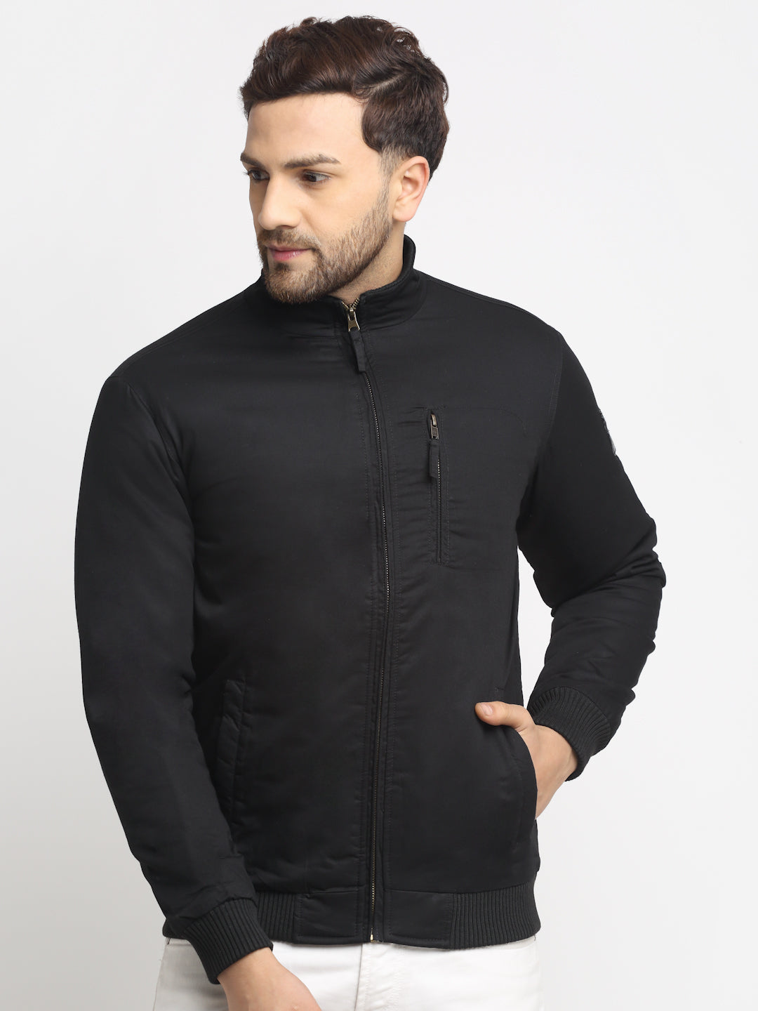 Men Jacket HM-332 - Black