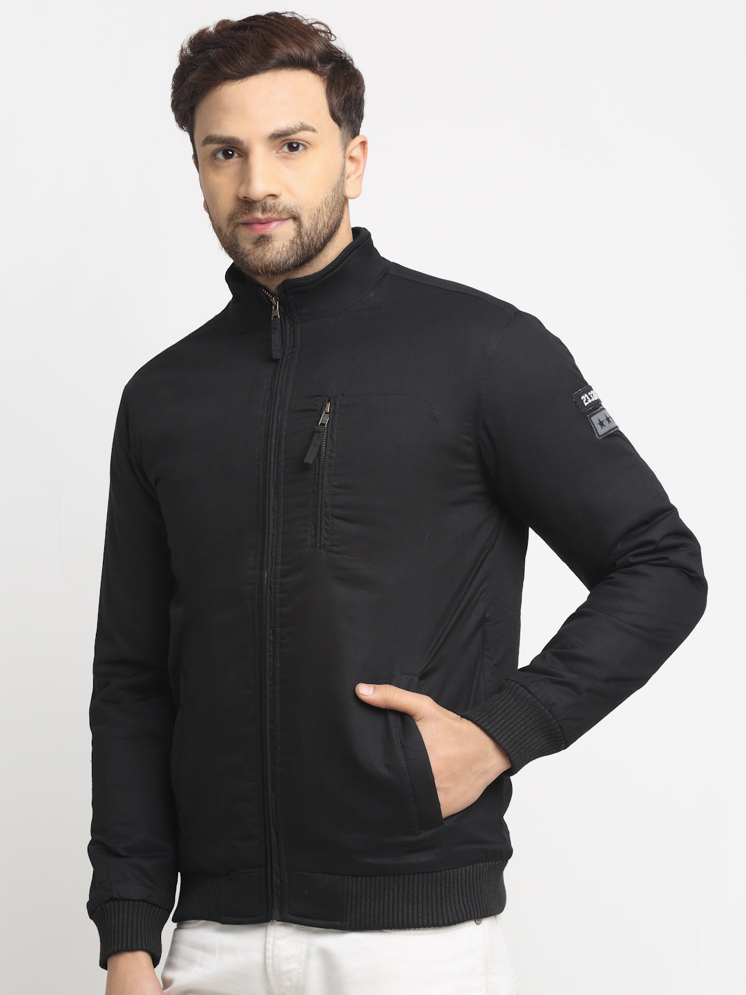 Men Jacket HM-332 - Black