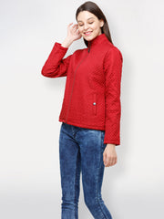 Solid Puffer Jacket | Women