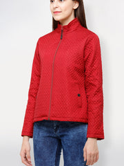 Solid Puffer Jacket | Women