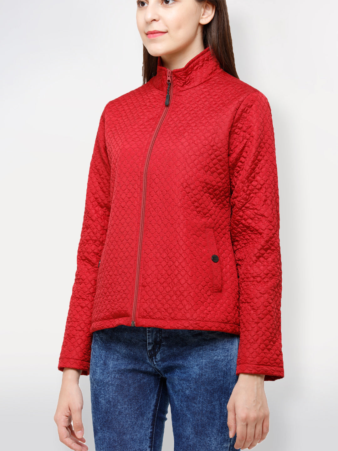 Solid Puffer Jacket | Women