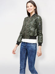 Women Jacket HM-348 - Camo / Olive