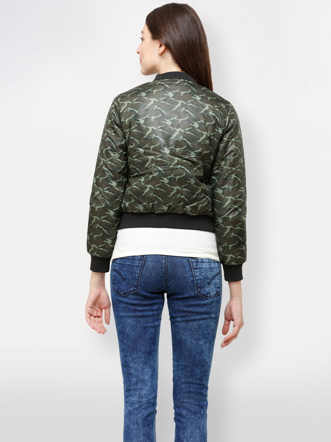Women Jacket HM-348 - Camo / Olive