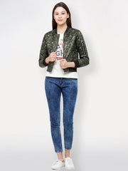 Women Jacket HM-348 - Camo / Olive