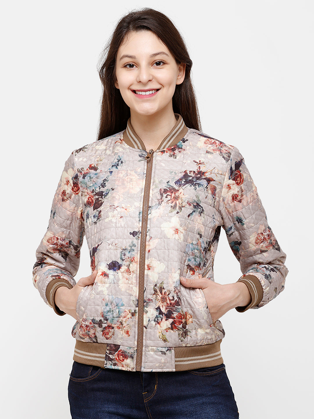 Women Jacket HM-352A - Tan