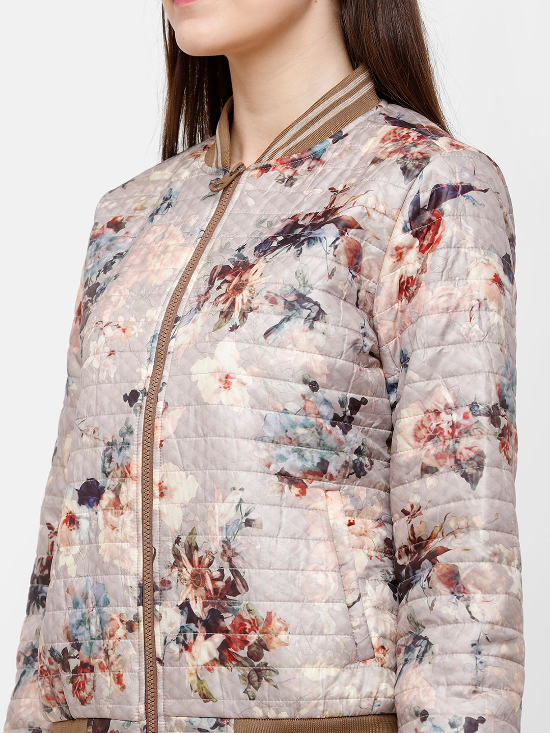 Women Jacket HM-352A - Tan