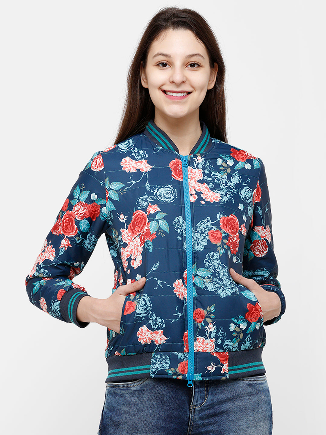 Women Jacket HM-352C - Blue