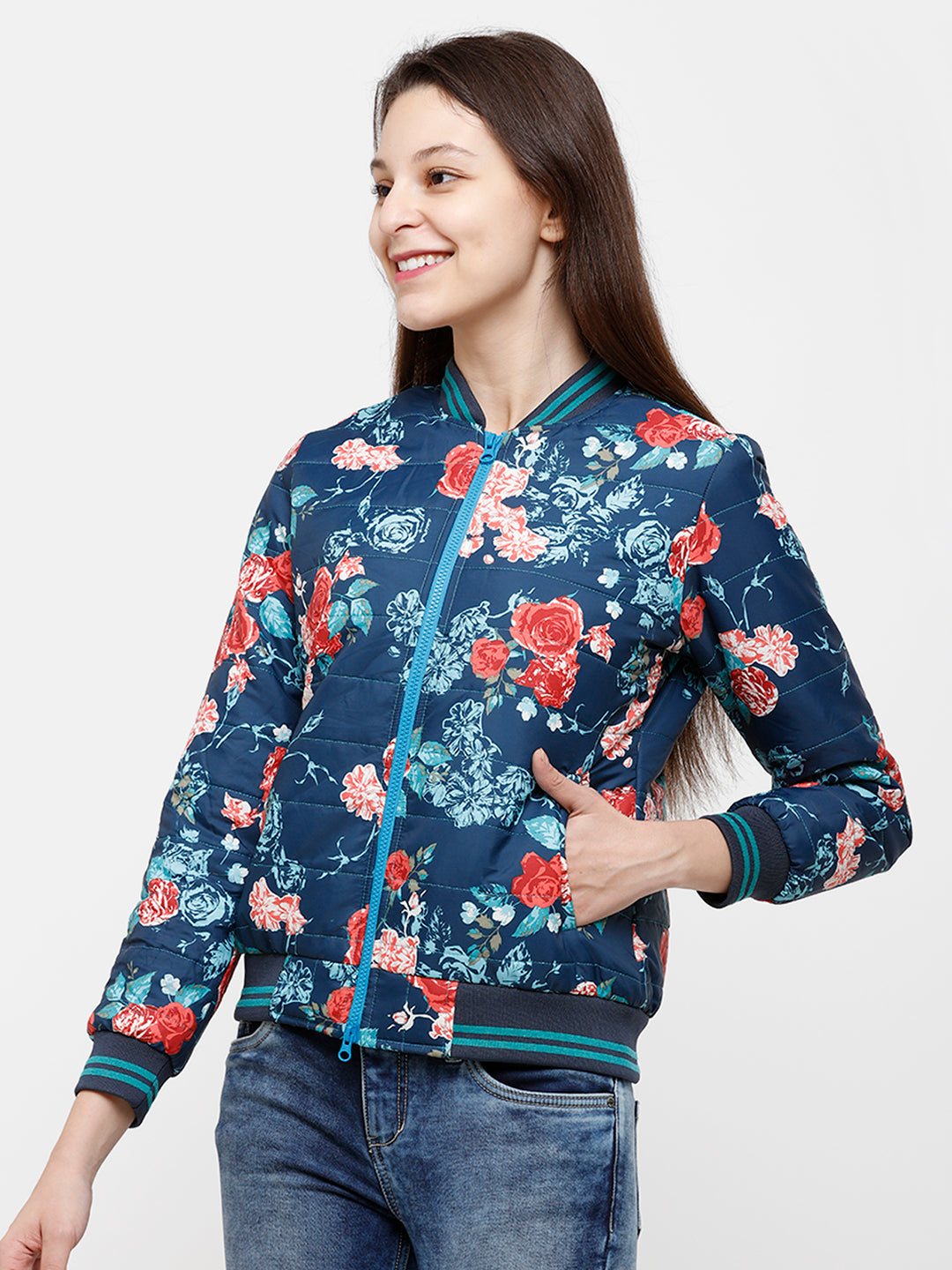 Women Jacket HM-352C - Blue