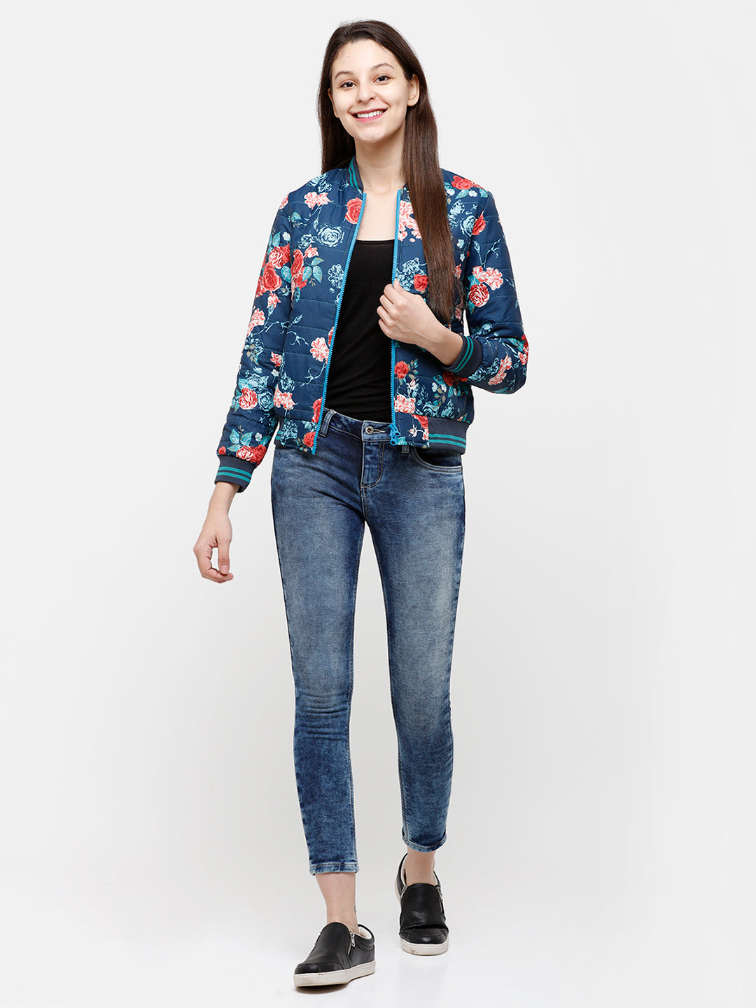 Women Jacket HM-352C - Blue