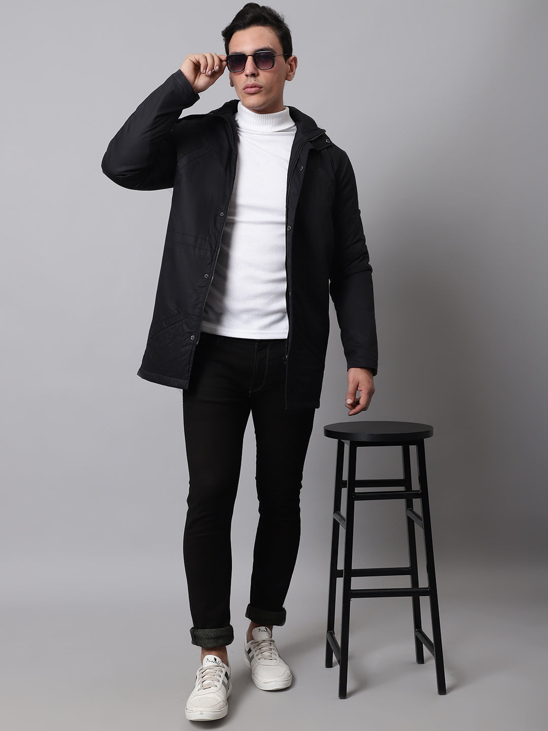 Men Jacket HM-359 - Black