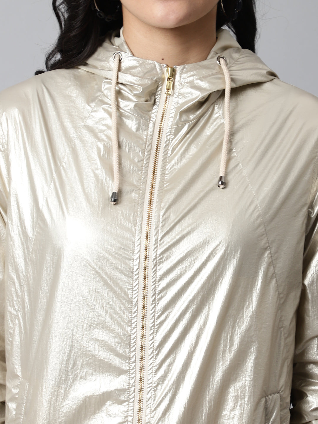 Women Jacket HM-368 - Golden