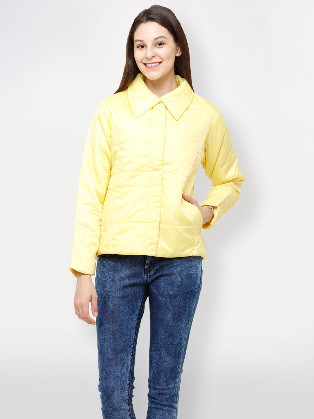 Women Jacket HM-408 - Yellow