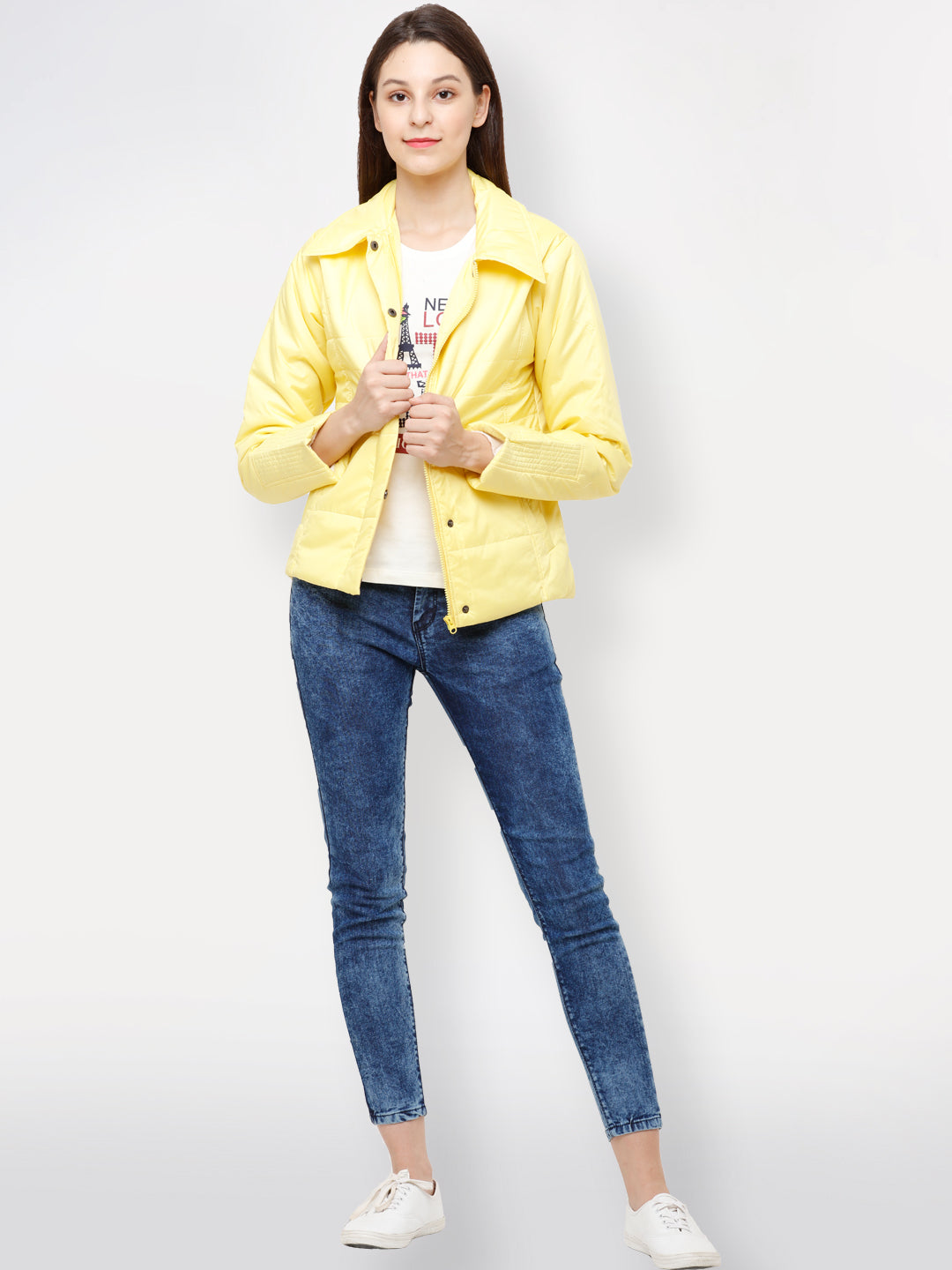 Women Jacket HM-408 - Yellow