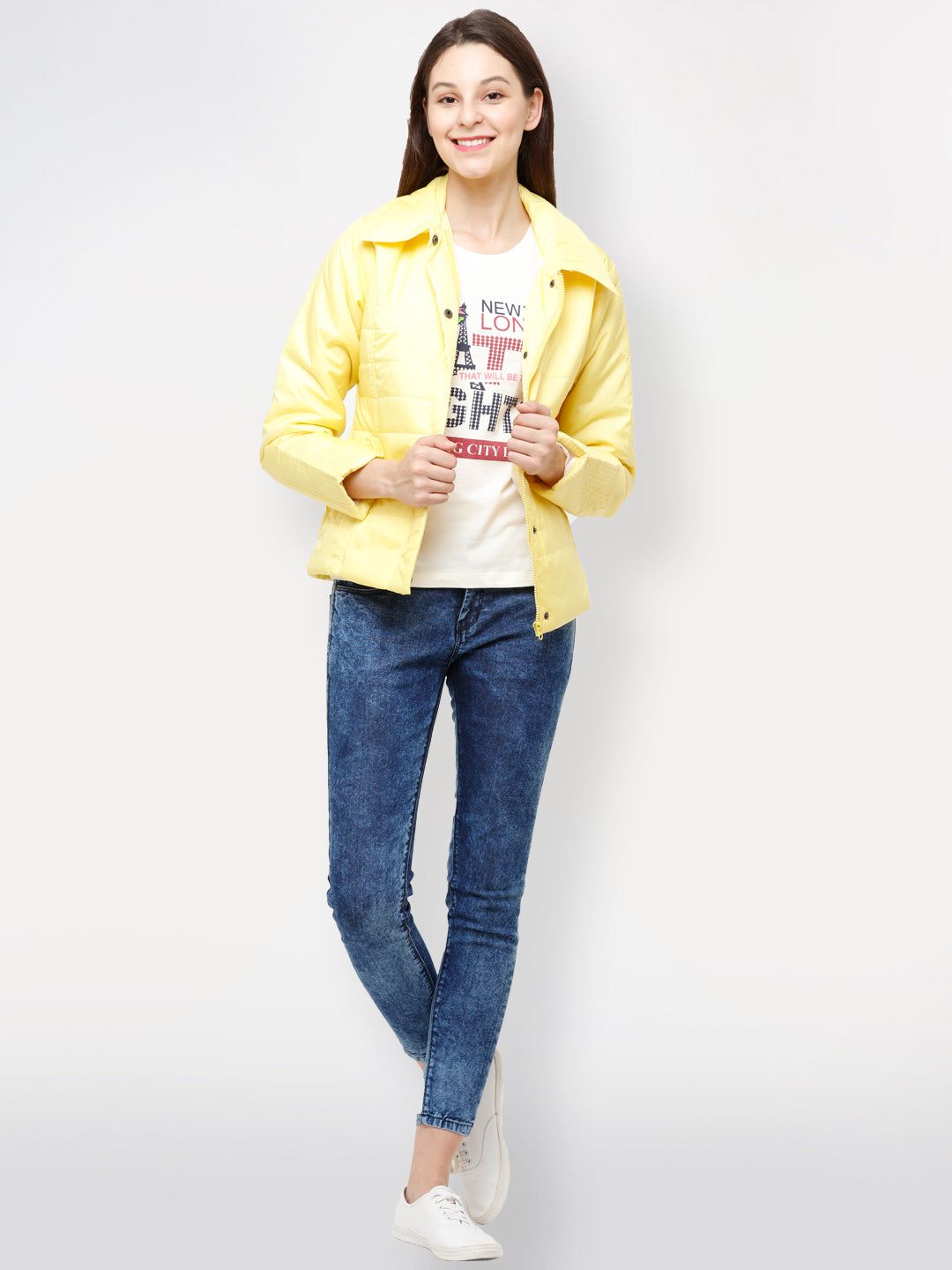Women Jacket HM-408 - Yellow