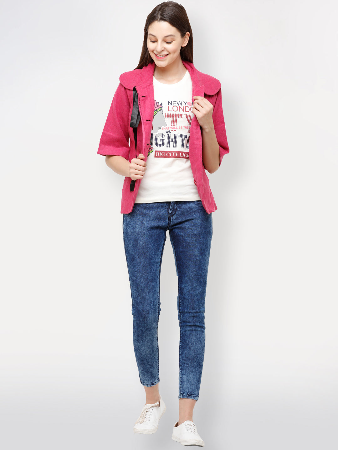 Women Top HM-418 - Pink