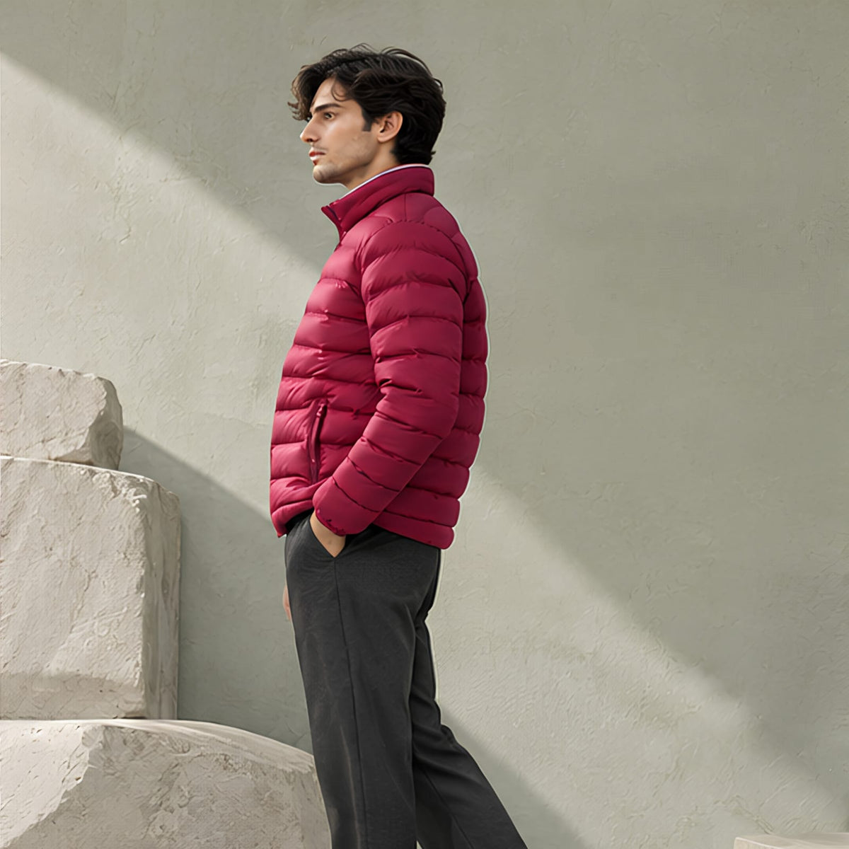 Men Jacket SGKJK-451 - Maroon