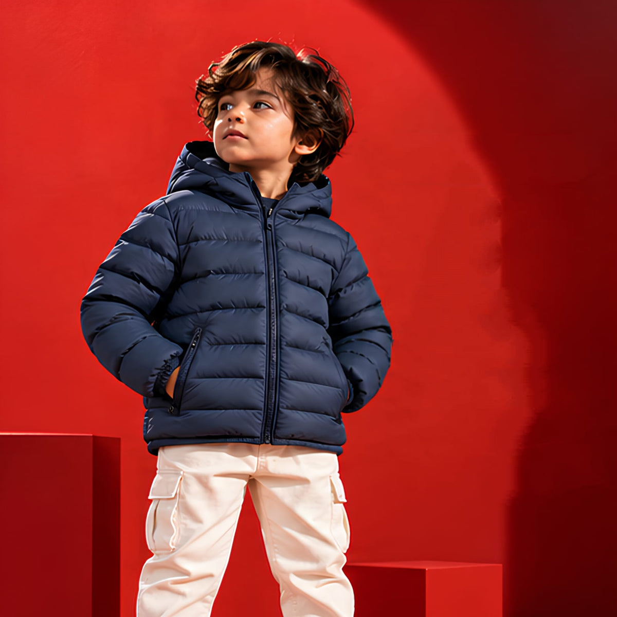 Boys Jacket SGKJK-1125 - Light Navy