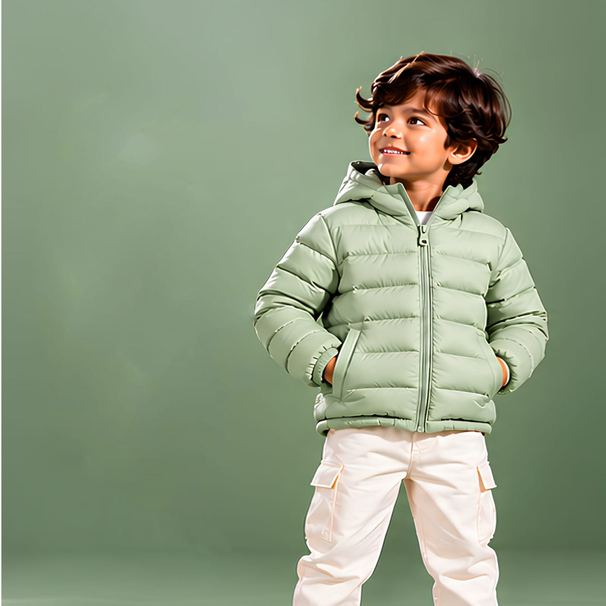 Girls Jacket SGKJK-1081 - Light Mint