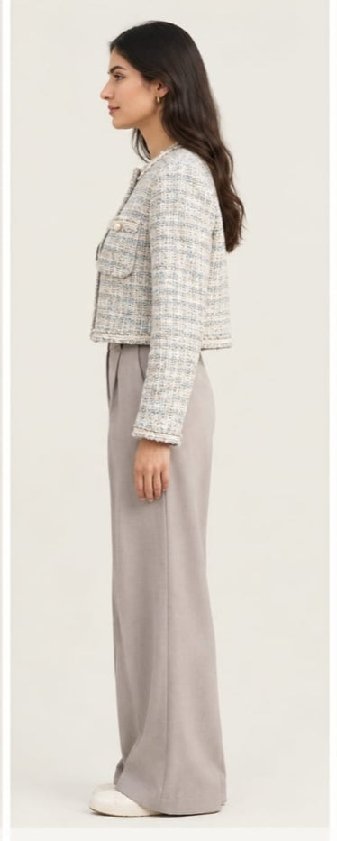 House of Vedas  Women's crop coat HM-508