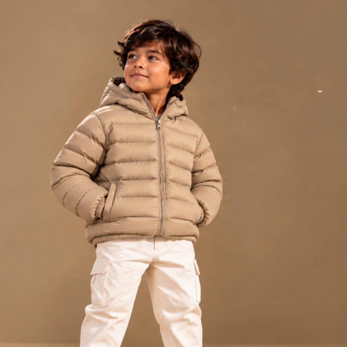 Girls Jacket SGKJK-1081 - Camel