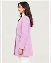 House of Vedas Women's Hip covering coat HM-510 Purple.